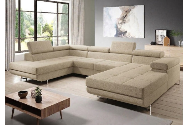 Wohnlandschaft LOFT U mit Schlaffunktion