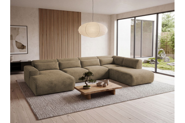 Ecksofa LUMEN U mit Schlaffunktion